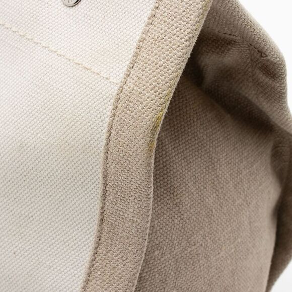 Saint Laurent Canvas Calfskin Rive Gauche Small Tote - Picture 16 of 16